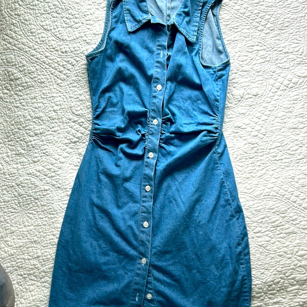 Small Zara chambray mini dress